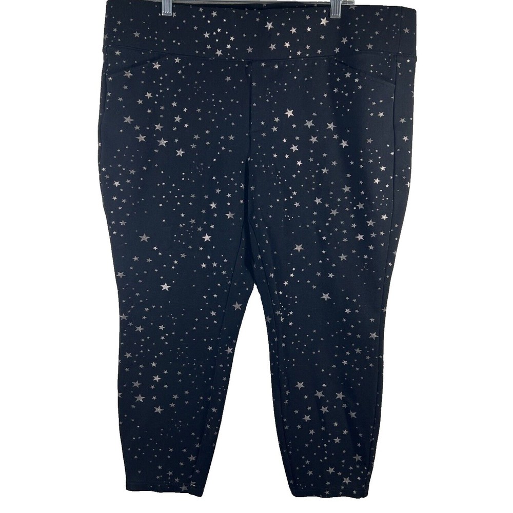 Torrid Pixie Ponte Knit Stretch Pull On Pants Met… - image 1